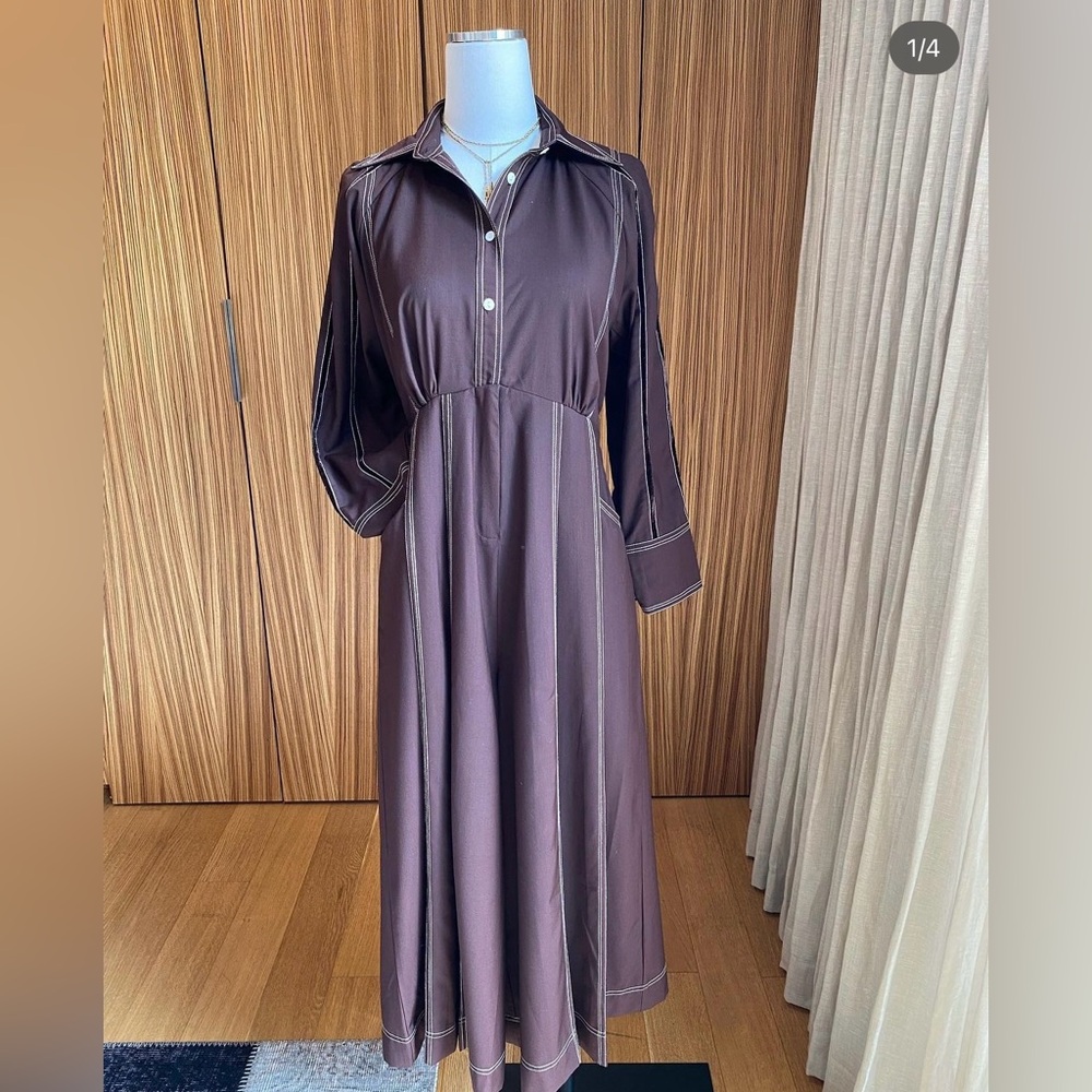 Lovebirds Brown Jumpsuit Size Medium